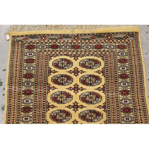 11 - North East Persian rug with a single stepped medallion and all-over Herati design on a red ground wi... 