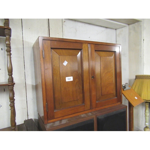 1923 - Edwardian mahogany two door medecine cabinet, 21ins wide