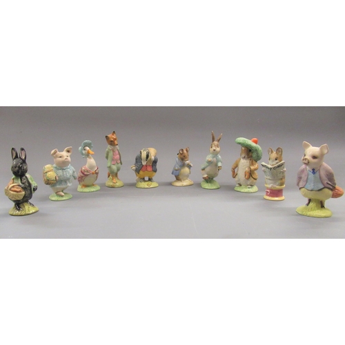 462 - Collection of ten various Royal Albert Beatrix Potter figures