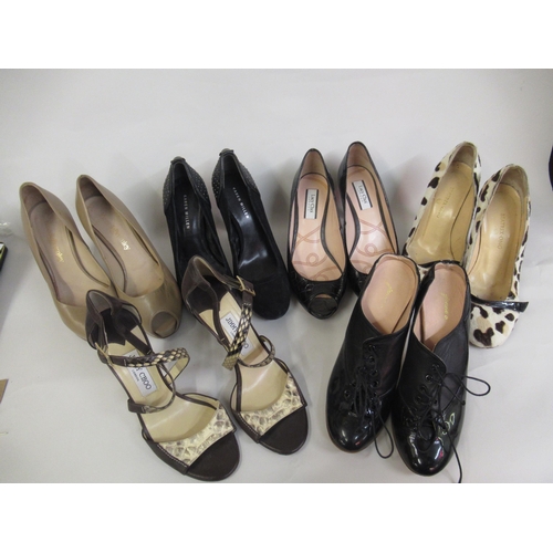 59 - Quantity of ladies sandles and shoes including Jimmy Choo, Beatrix Ong, Lucy Choi, Jenny O, Russell ... 