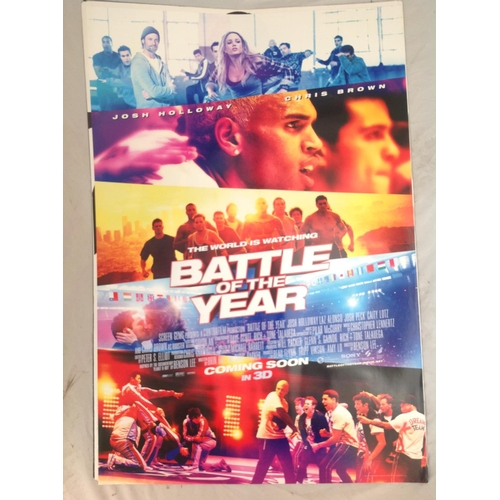 18 - Battle of the Year 2011 movie poster. Starred Chris Brown. Double sided printing suitable for lightb... 