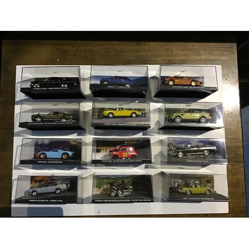 JAMES BOND CAR COLLECTION-divers modèles avec des magazines disponibles-Il suffit de choisir