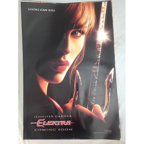 40 - Elektra 2005 movie poster. Starred Jennifer Garner. Double sided printing suitable for lightbox disp... 