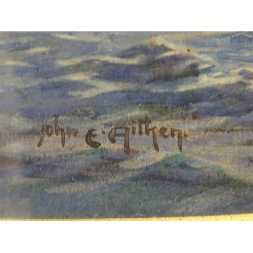 35 - John E Aitken (1891-1957) A SUMMER BREEZE, PORT ST MARY Signed watercolour, titled on mount, 32.5 x ... 