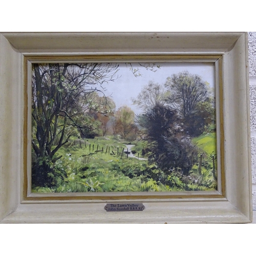 61 - John Strickland Goodall RBA RI (1908-1996) SPRING Signed watercolour heightened with white, 25.5 x 3... 