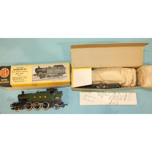 OO gauge, Gem Model Railways, two GWR 0-6-2T 56xx Class loco... | Barnebys