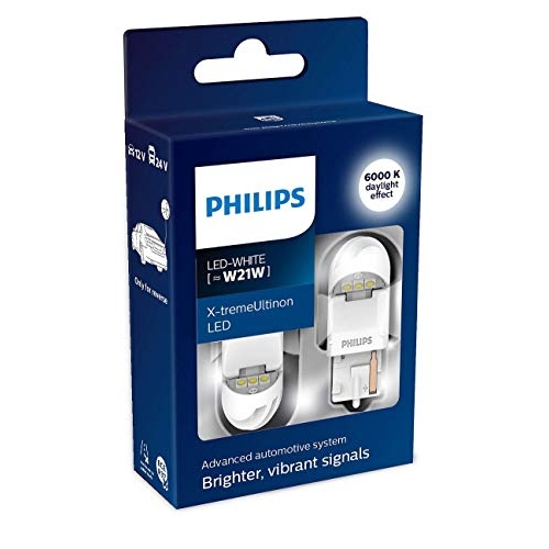 2537 - P h i l i p s   1 1 0 6 5 X U W X 2   L E D   c a r   s i g n a l i n g   B u l b   ( W 2 1 W   W h ... 