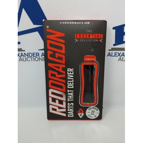 RED DRAGON Razor Edge Black 22 Gramm Dartpfeile Tungsten Profi Steel Darts mit Flights und SchÃ¤fte