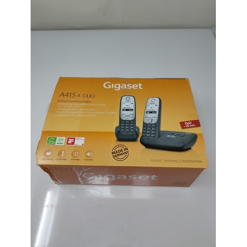 1106 - RRP £53.00 Gigaset A415A Duo Cordless Phone - Black
                 All products are unchecked cust... 