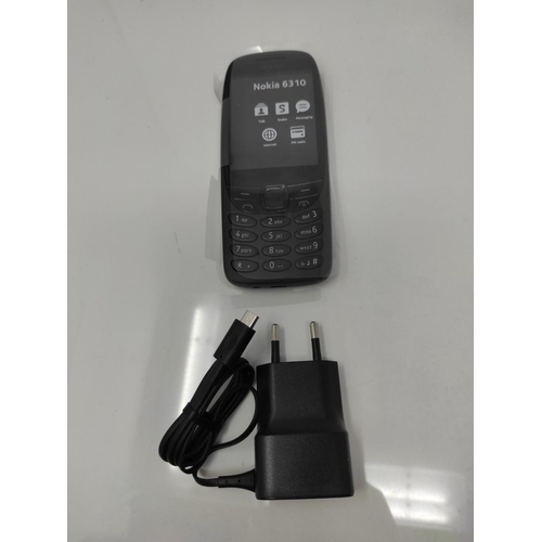 1262 - RRP £53.00 Nokia 6310 - Telefono Cellulare, Display curvo da 2,8 pollici, 8 MB RAM, 16 MB spazio di ... 
