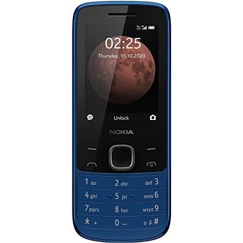 1370 - Nokia 225 (2020) 4G Dual-SIM Mobiltelefon im blauen Premium Design (2.4