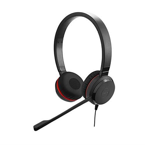 1532 - Jabra Evolve 30 UC Stereo Headset - Unified Communications Headphones for VoIP Softphone with Passiv... 