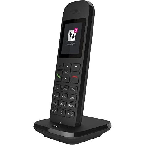 1567 - Telekom Festnetztelefon Speedphone 12 in Schwarz schnurlos | Zur Nutzung an aktuellen Routern mit DE... 