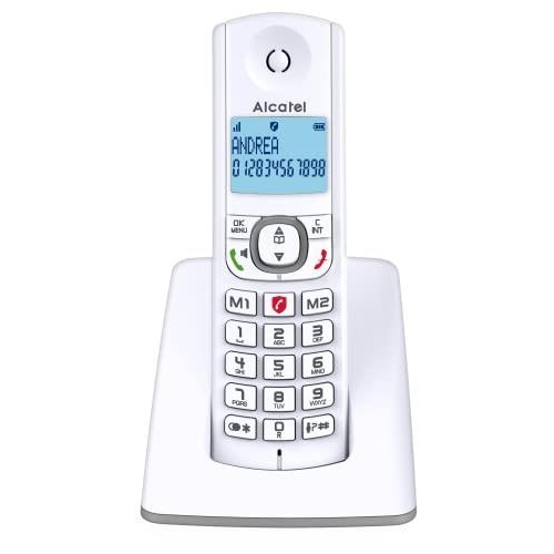 1667 - Alcatel F530 - TÃ©lÃ©phone sans fil DECT, Mains libres, Grand Ã©cran rÃ©troÃ©clairÃ©, Sonneries VIP,... 