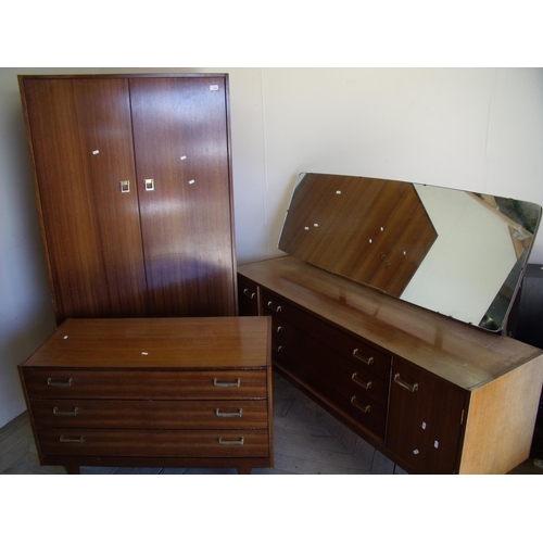 E Gomme Ltd G Plan Teak Retro Two Drawer Wardrobe A Matching