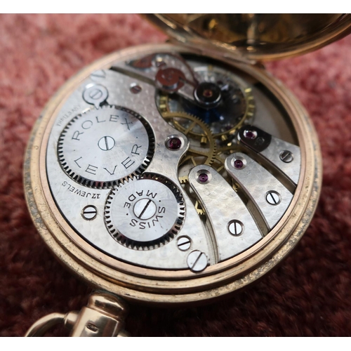 rolex lever pocket watch