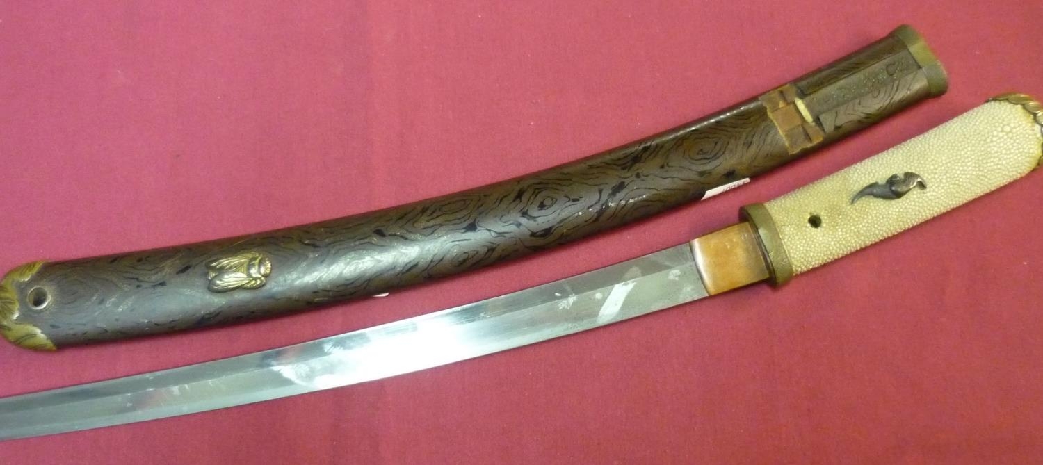 Wabisashi Japanese short sword with 14 auctions & price archive