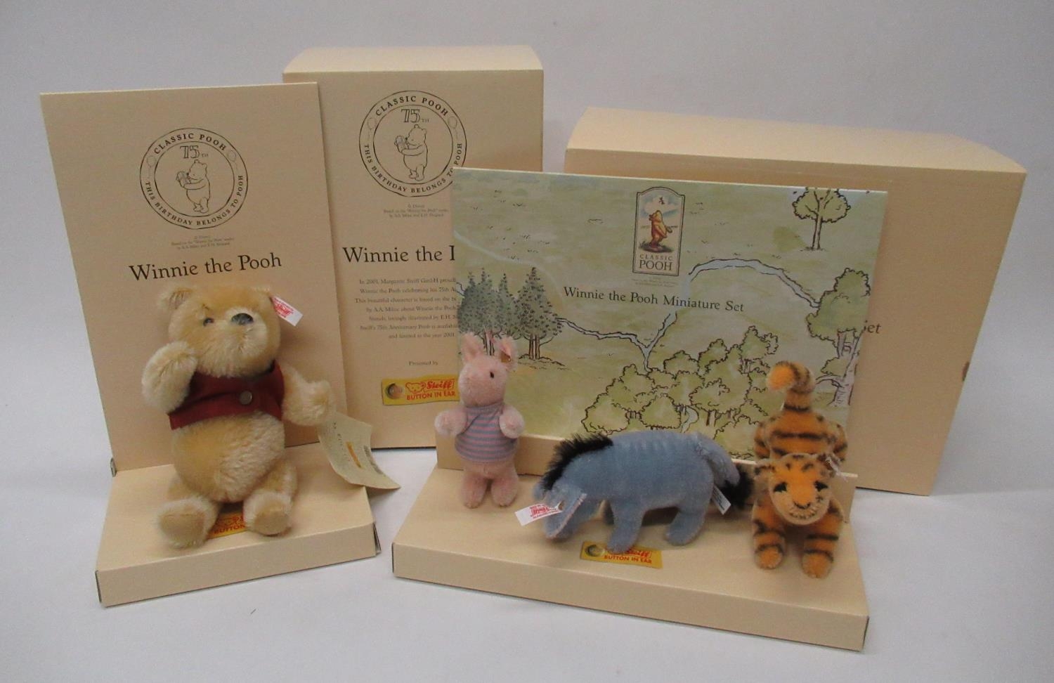 steiff winnie the pooh 75th anniversary