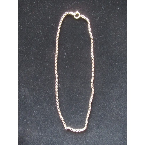 9 - 9ct gold rope twist chain necklace with spring ring clasp L70cm 10g