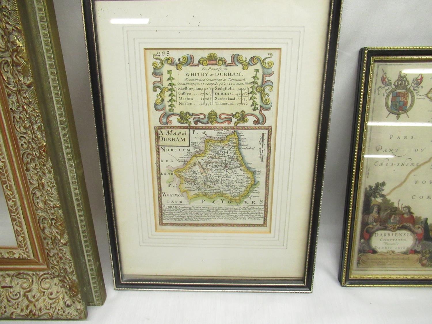 Gilt frame map of the road from Whitby auctions & price archive
