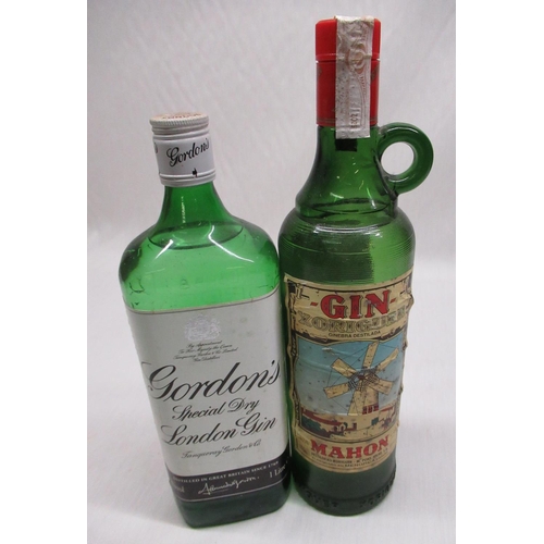 641 - Gordon's Special Dry London Gin 1ltr 37.5%vol. Gin Xoriguer Mahon 100cl 38%vol 2btls