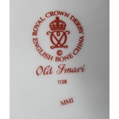684 - Royal Crown Derby 1128 Old Imari pattern - octagonal plate MMI in original box D22cm