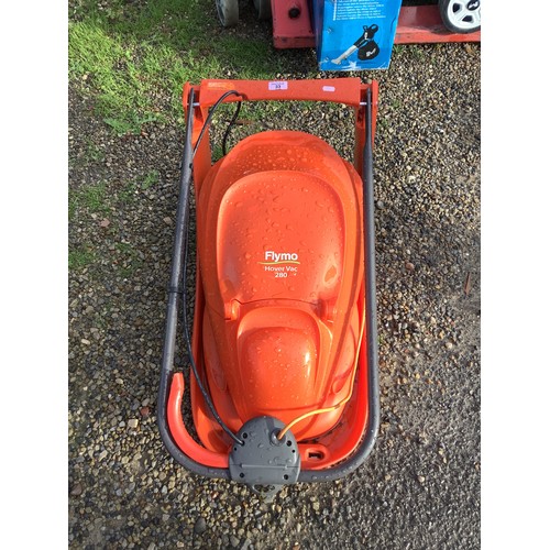 33 - Flymo electric mower hovervac 280
