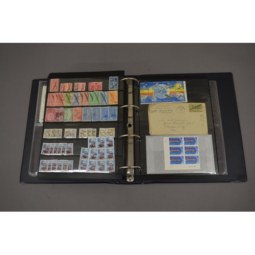 187 - Civil aviation - five binders of stamps and covers and selection of loose stamps etc album marked Br... 