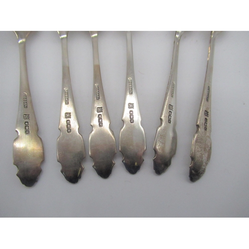 92 - Hallmarked Sterling silver set of six forks by Cooper Brothers & Sons Ltd Sheffield, 1927, 3.3ozt