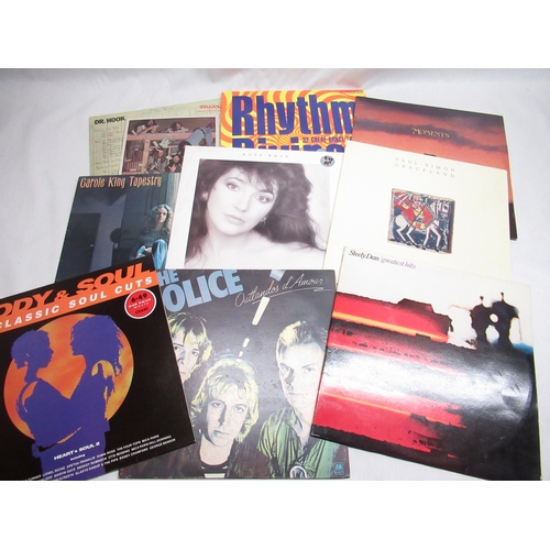 35 - Large collection of mainly 1980s LPs, notable examples including David Bowie 'Lets Dance', the Beatl... 