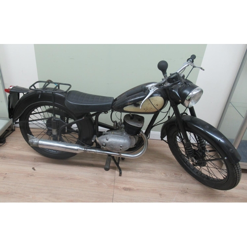 826 - BSA Bantam, 125cc petrol motor cycle, registration number KHL162, first registered 08/04/1957, milom... 
