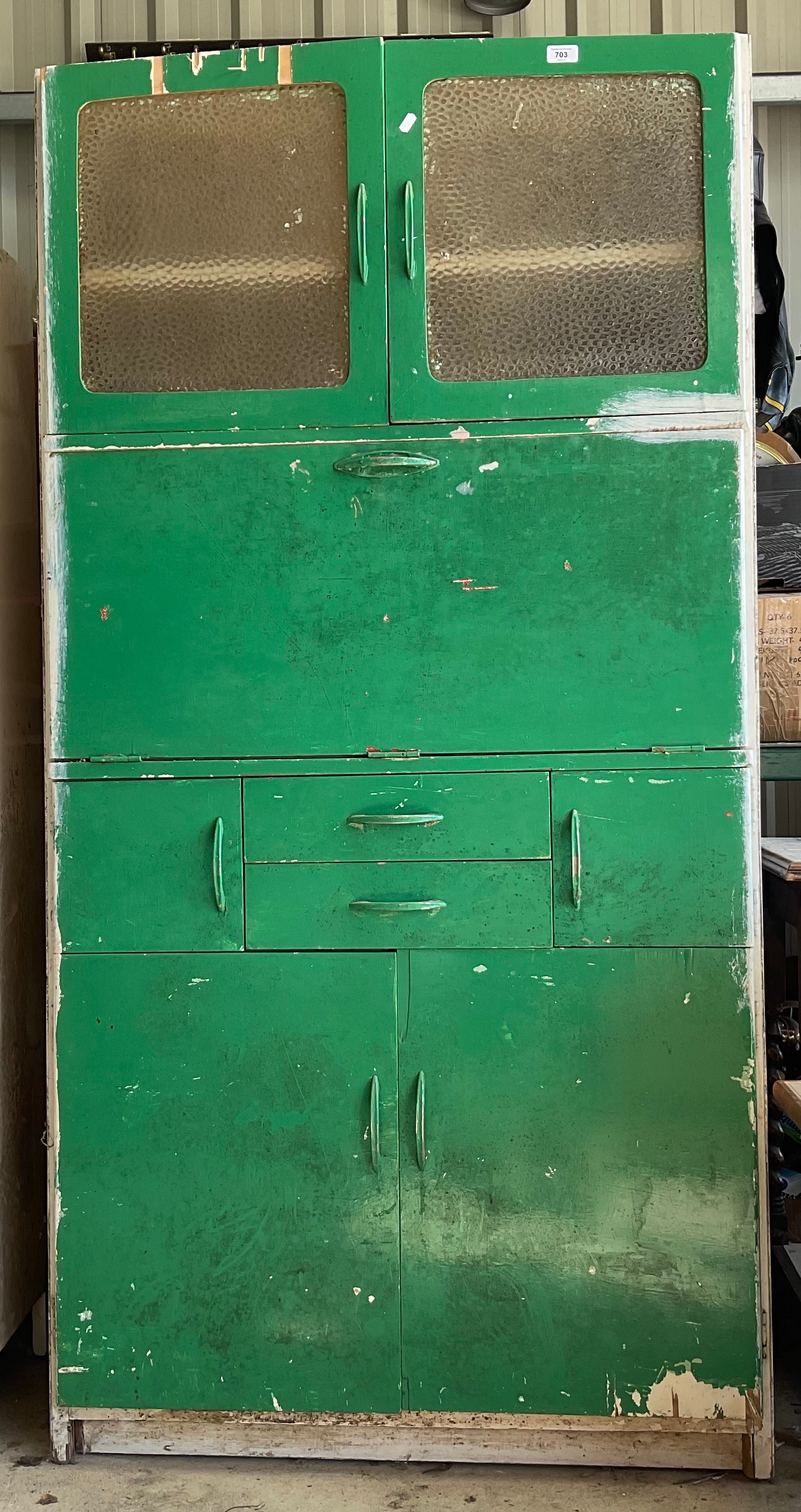 Hygena green painted kitchen auctions & price archive