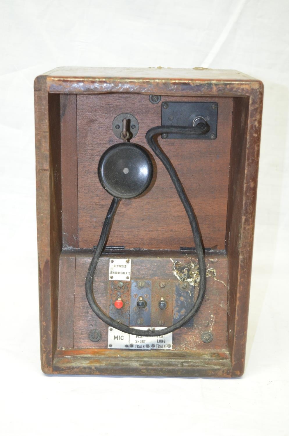 c.1930's British Rail platform announcer - auctions & price archive