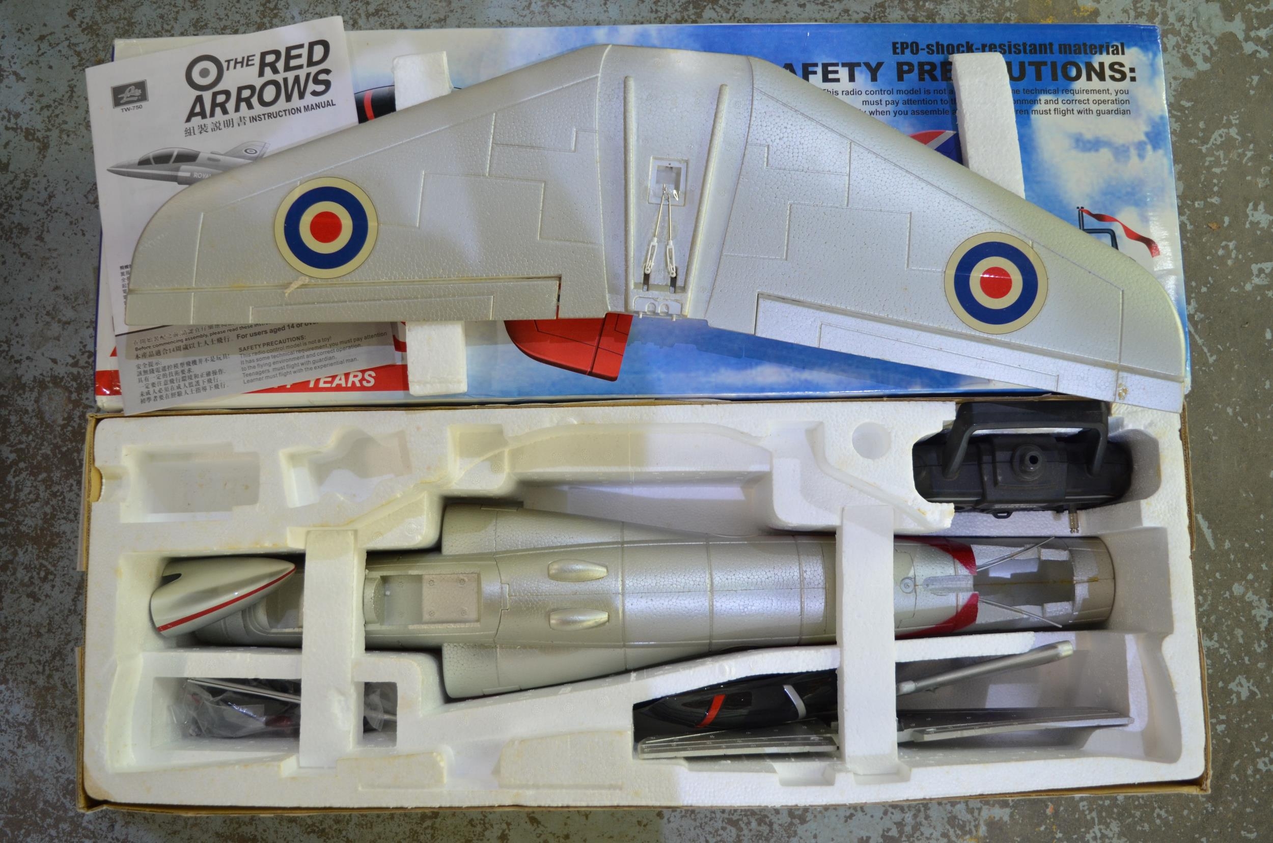 Three radio controlled flying Hawk - auctions & price archive