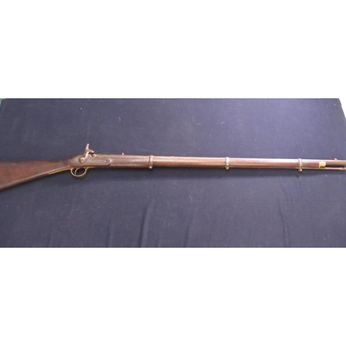 424 - Percussion cap Enfield three band tower musket with 38