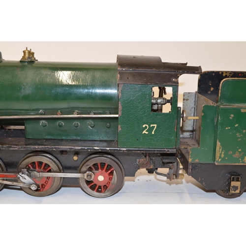 505 - Live steam model locomotive 2-8-0 austerity (with boiler certificate from 2019).
Total length of loc... 