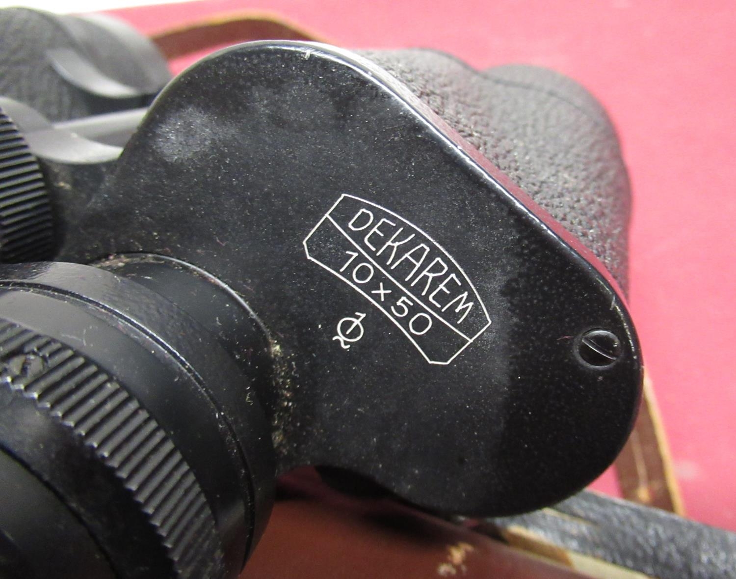 Carl Zeiss Jena Dekarem 10 x 50 Jumelles avec Boussole 1934