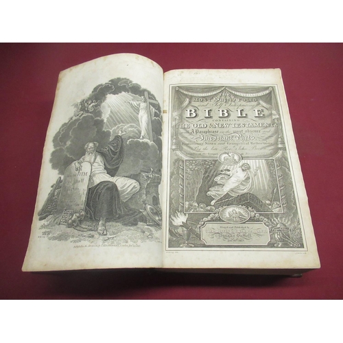 1301 - The Most Superb Folio and Self Interpretating Bible, C.Brightly & T.Kinnersley, 1816, full leather b... 