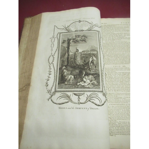 1302 - The Holy Bible, John Harrison, 1783, full leather binding, 6 raised bands,