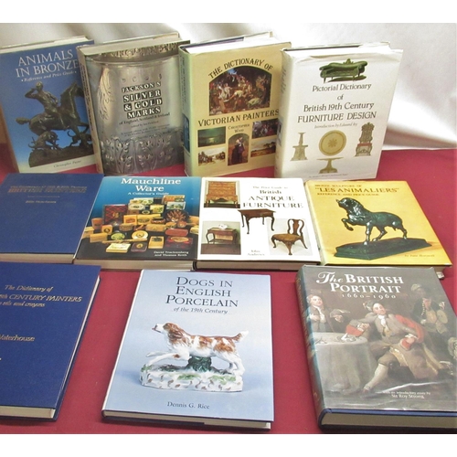 1304 - Collection of 11 Antique Collectors Club reference books inc. Ellis Waterhouse, The Dictionary of 16... 