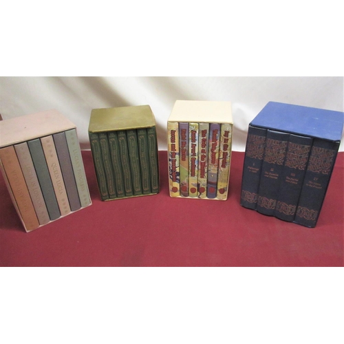 1305 - Folio Society: The Mapp and Lucia Novels 6vol set, Jeeves and Wooster 6vol set, Great Stories of Cri... 