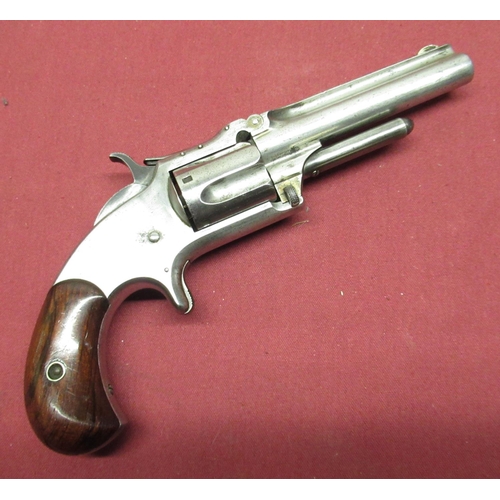 1020 - Smith & Wesson No 1 1/2 Second Issue Revolver .32cal 5-shot rimfire. Ser. No 40459.  C.1870. Round 3... 