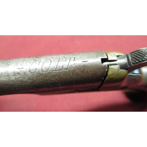 1025 - Colt Thuer 3rd model Deringer .41 rimfire single shot, 2.5 swivel barrel signed Colt, bronze frame w... 