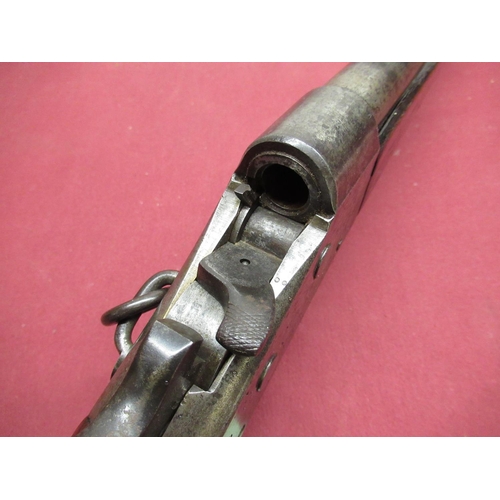 1027 - Remington Rolling Block Cavalry Carbine .40cal with ring bar and saddle ring 20 1/2 inch round steel... 
