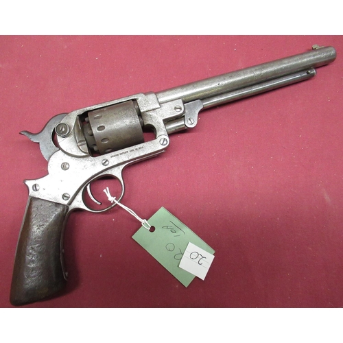 1035 - Starr Arms Co 1863 army revolver .44 cal 6 shot single action percussion revolver with under lever r... 