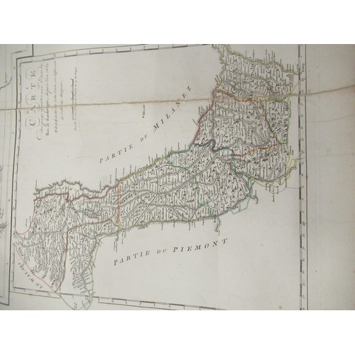 1289 - Six sheets from Andrew Drurys 1765 Edition of Borgonio's Survey of the Kingdom of Sardinia