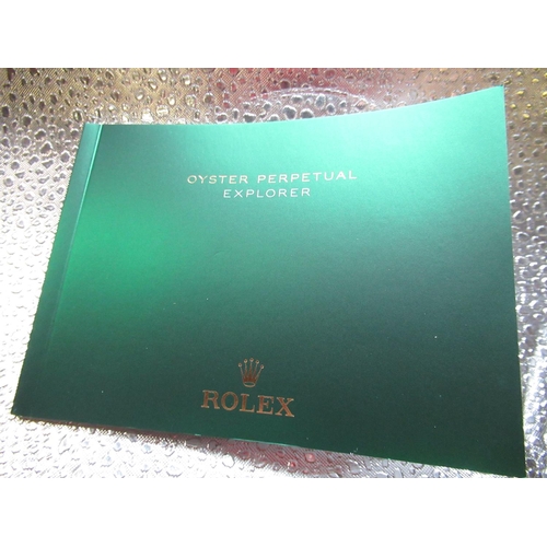 1200 - 2021 Rolex Explorer Oyster Perpetual Superlative Chronometer wristwatch bi-metallic case on oyster b... 
