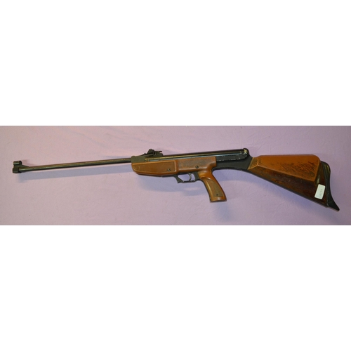 234 - Gamo .177 calibre break barrel paratrooper air rifle with adjustable fore sight, overall L97cm