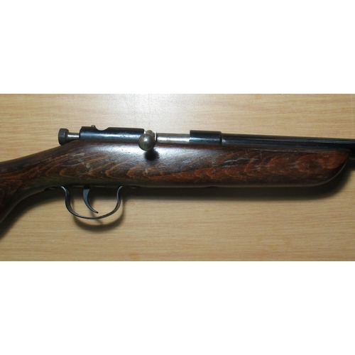 324 - Webley .22 smooth bore bolt action shotgun serial no. 15133 (shotgun certificate required)