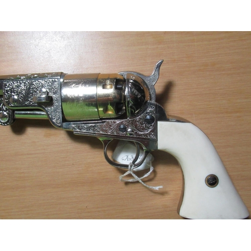 393 - Elli Pietta Colt Navy 1851 .44 cal black powder revolver, no. 414461 (section 1 certificate required... 